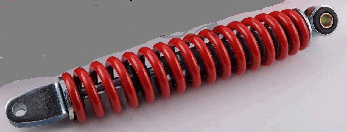Амортизатор GY6, DIO, TACT 275mm, стандартный (красный) KS