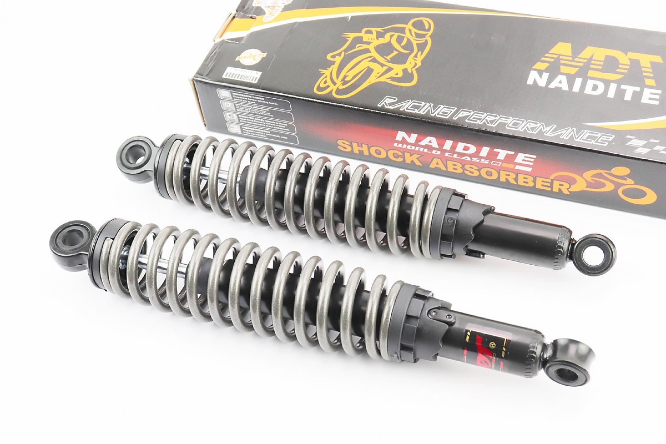 Амортизаторы (пара) Delta 340mm, регулируемые (дымчатые) KS