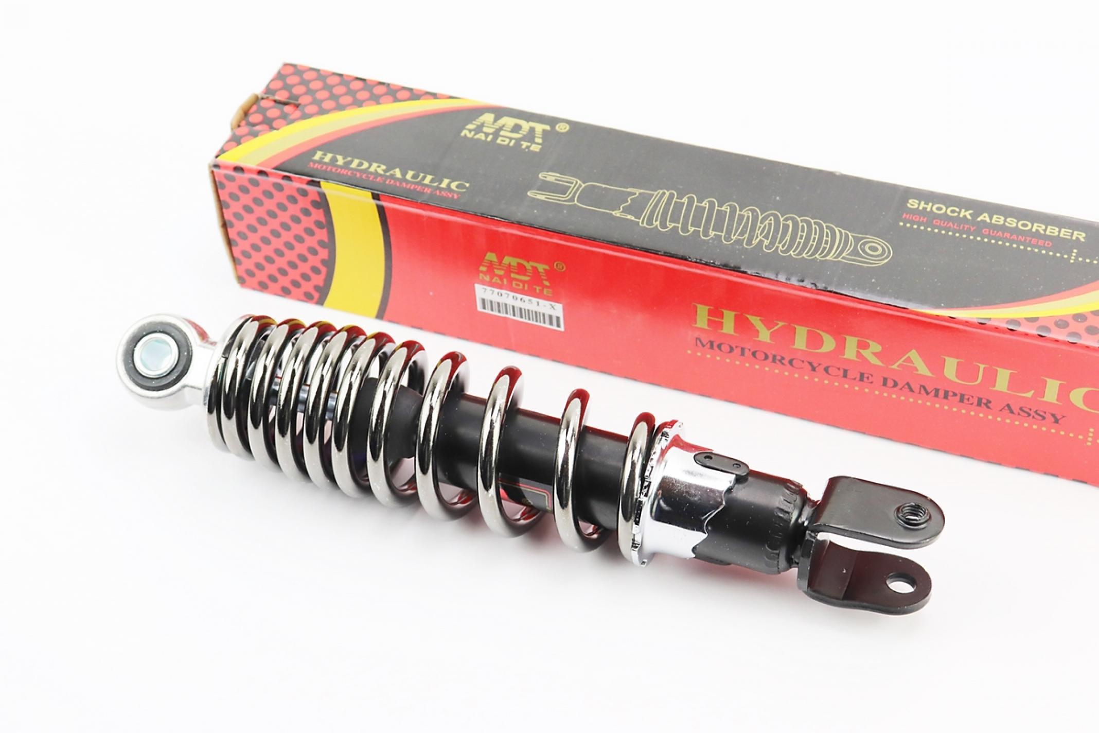 Амортизатор JOG 250mm, регулируемый (дымчатый) KS
