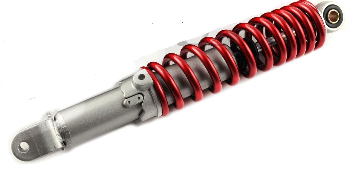 Амортизатор GY6, DIO ZX, LEAD 310mm, регулируемый (красный) KS-4