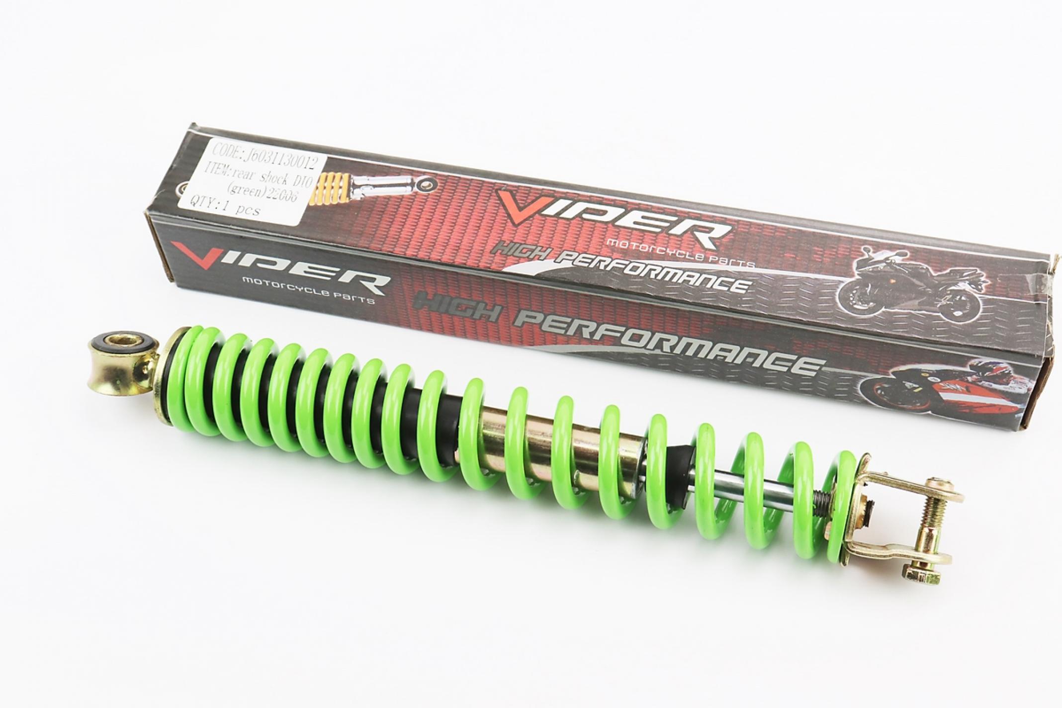 Амортизатор GY6, DIO ZX, LEAD 300mm, стандартный (зеленый) KS