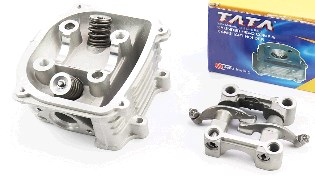 Головка цилиндра 4T GY6 150 (голая, +клапаны, постель) KS