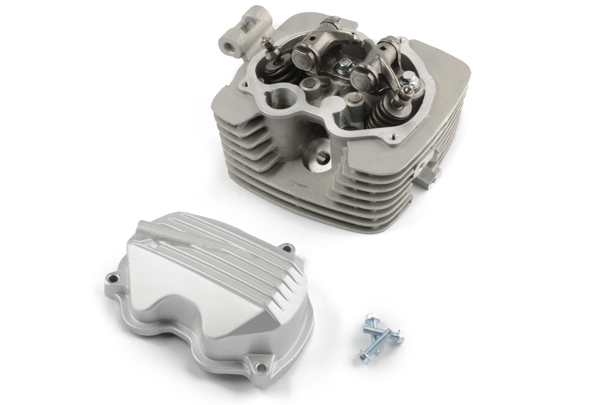 Головка цилиндра 4T CG150 (в сборе, + клапана, крышка) KS-4