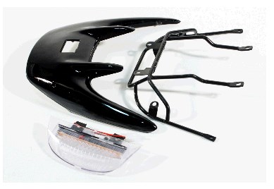 Пластик Honda DIO AF34/35 задний (спойлер) с креплением и стопом KS
