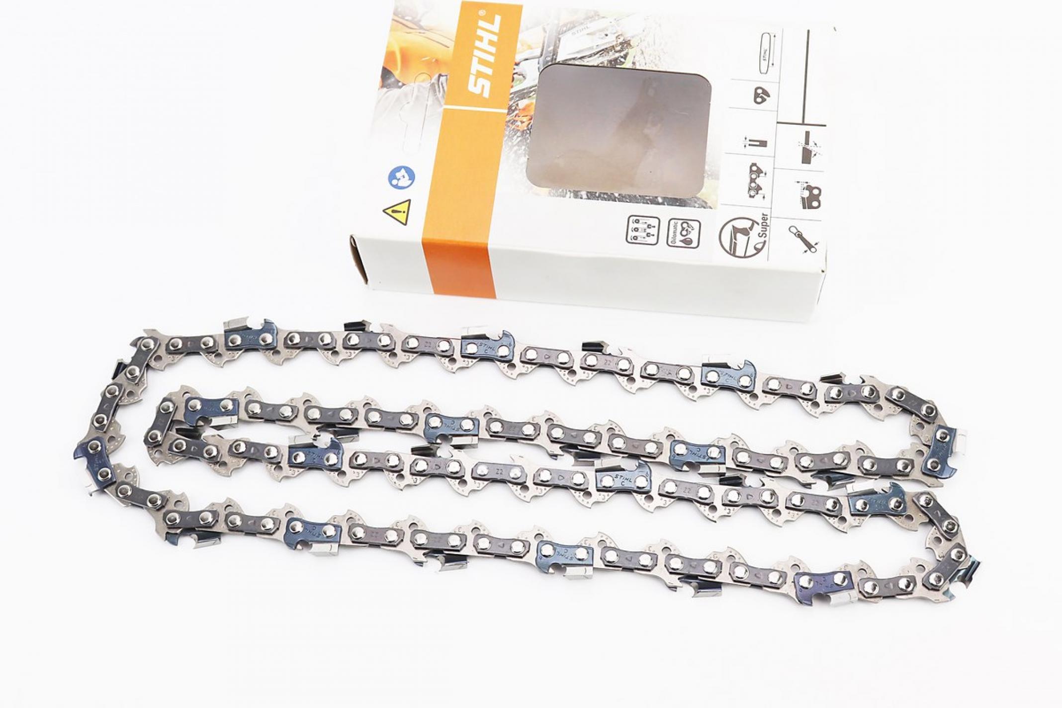 Цепь пильная 3/8, 1.3mm, 57зв, RS, под шину 16 (40,5см) для Partner 350-401 ОРИГИНАЛ KS