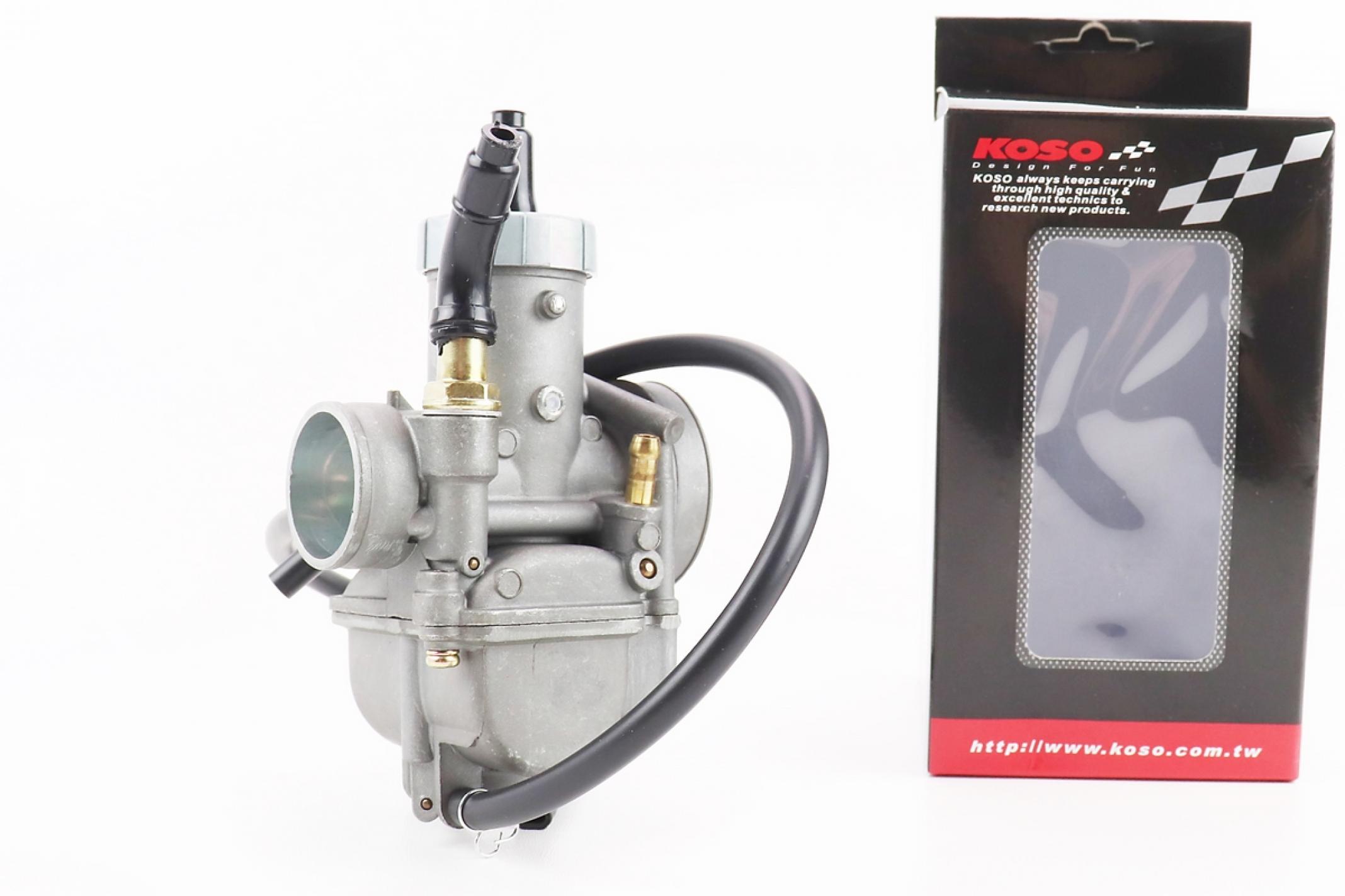 Карбюратор 4T CB/CG KEIHIN SPORT 2T/4T 200/250cc (d=30mm), дроссель под трос KS-3