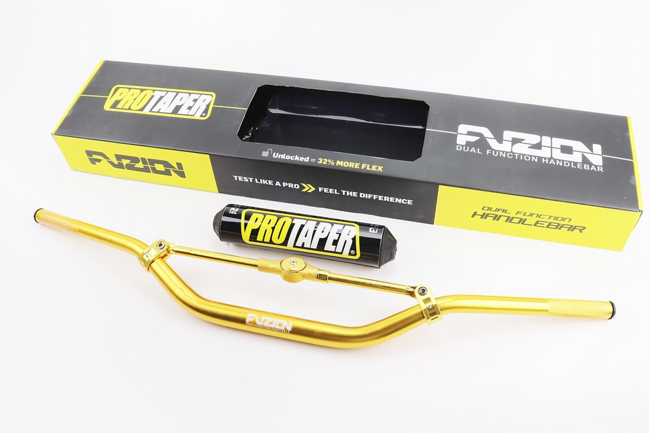 Руль d28мм L810мм с буфером, золотой KS