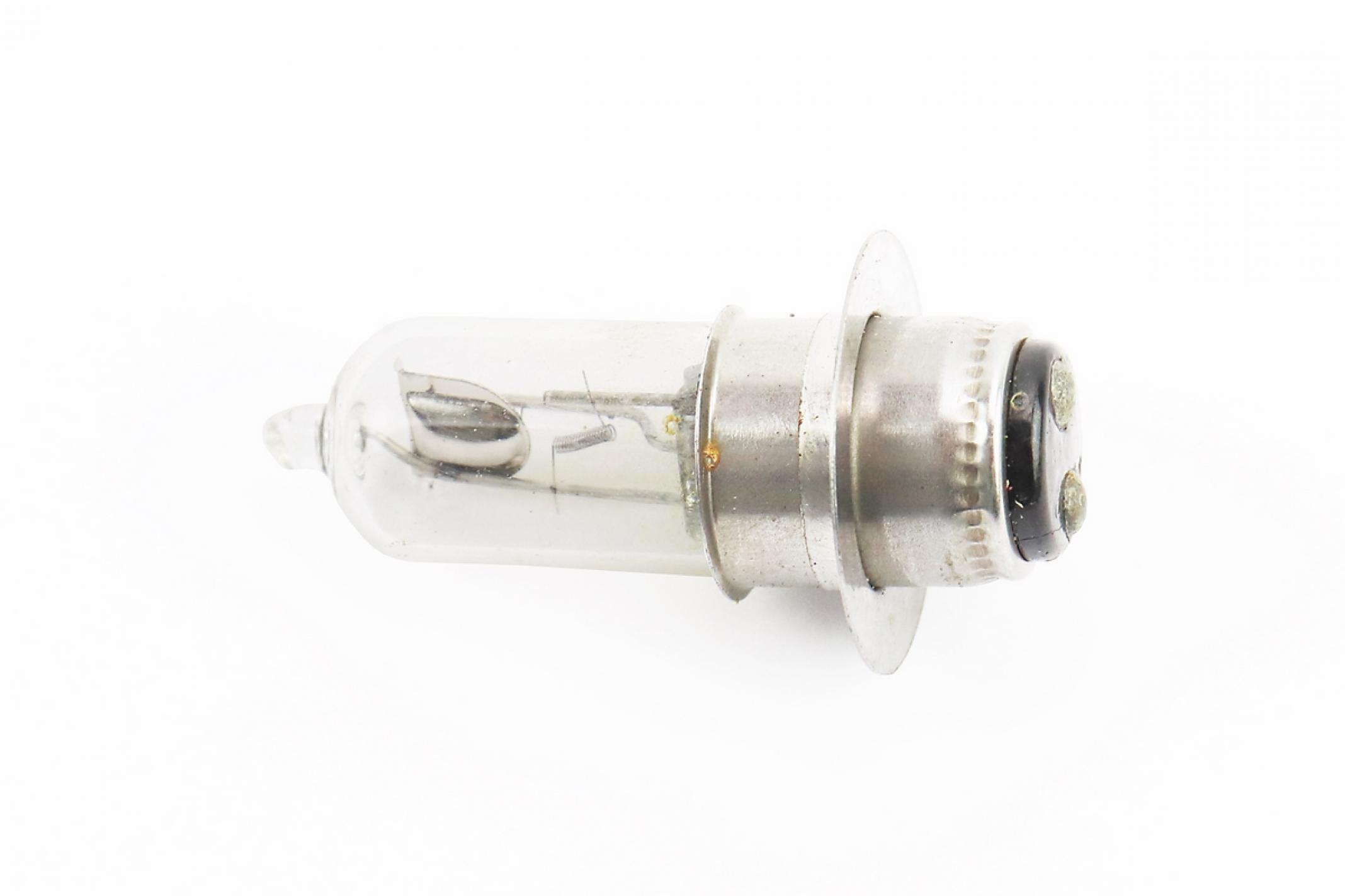 Лампа P15D-25-3 (3 уса) 12V 35W/35W (белая) KS