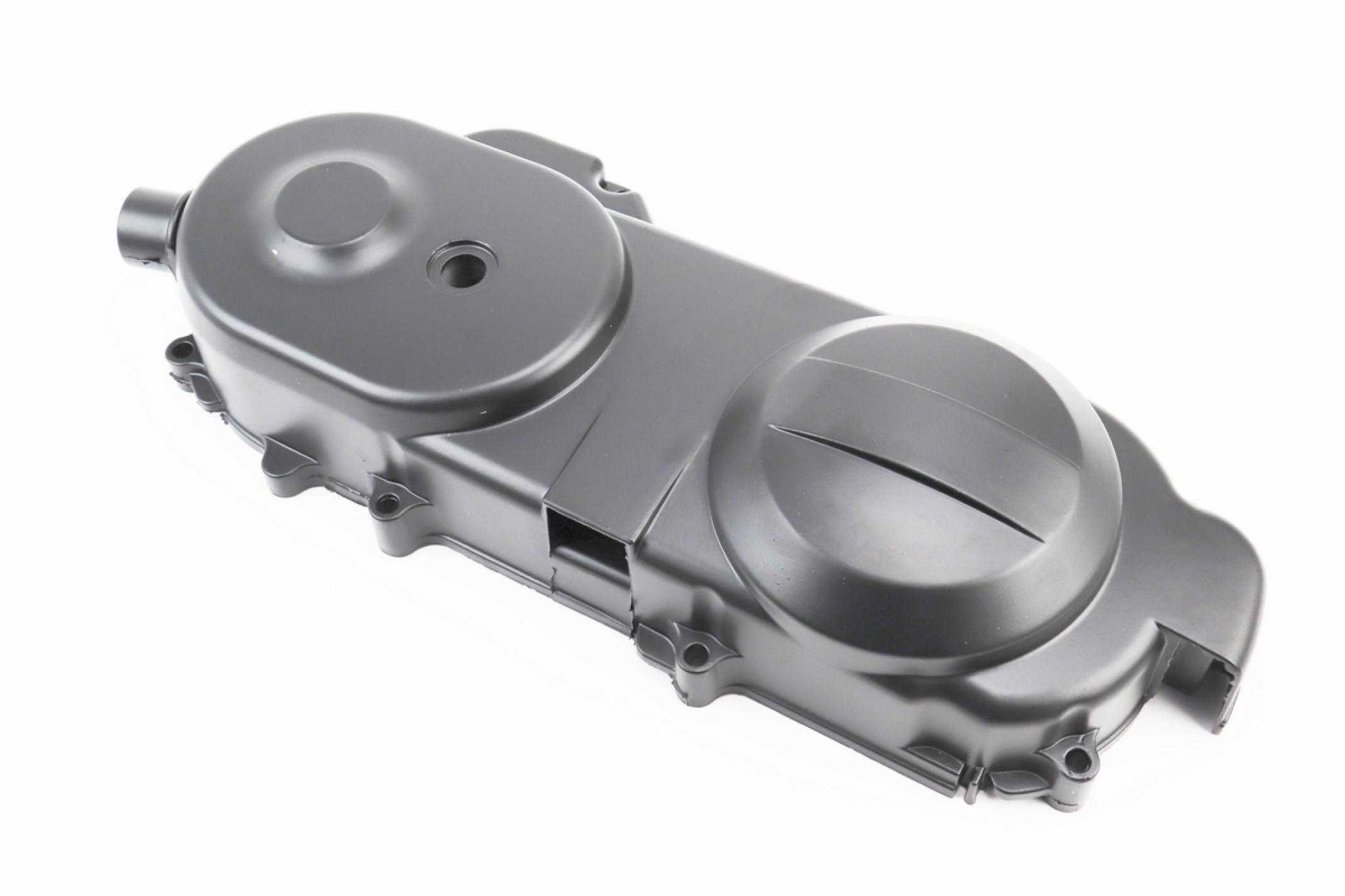 Крышка вариатора 4T GY6 50 (10 колесо, 139QMB, черная) KS
