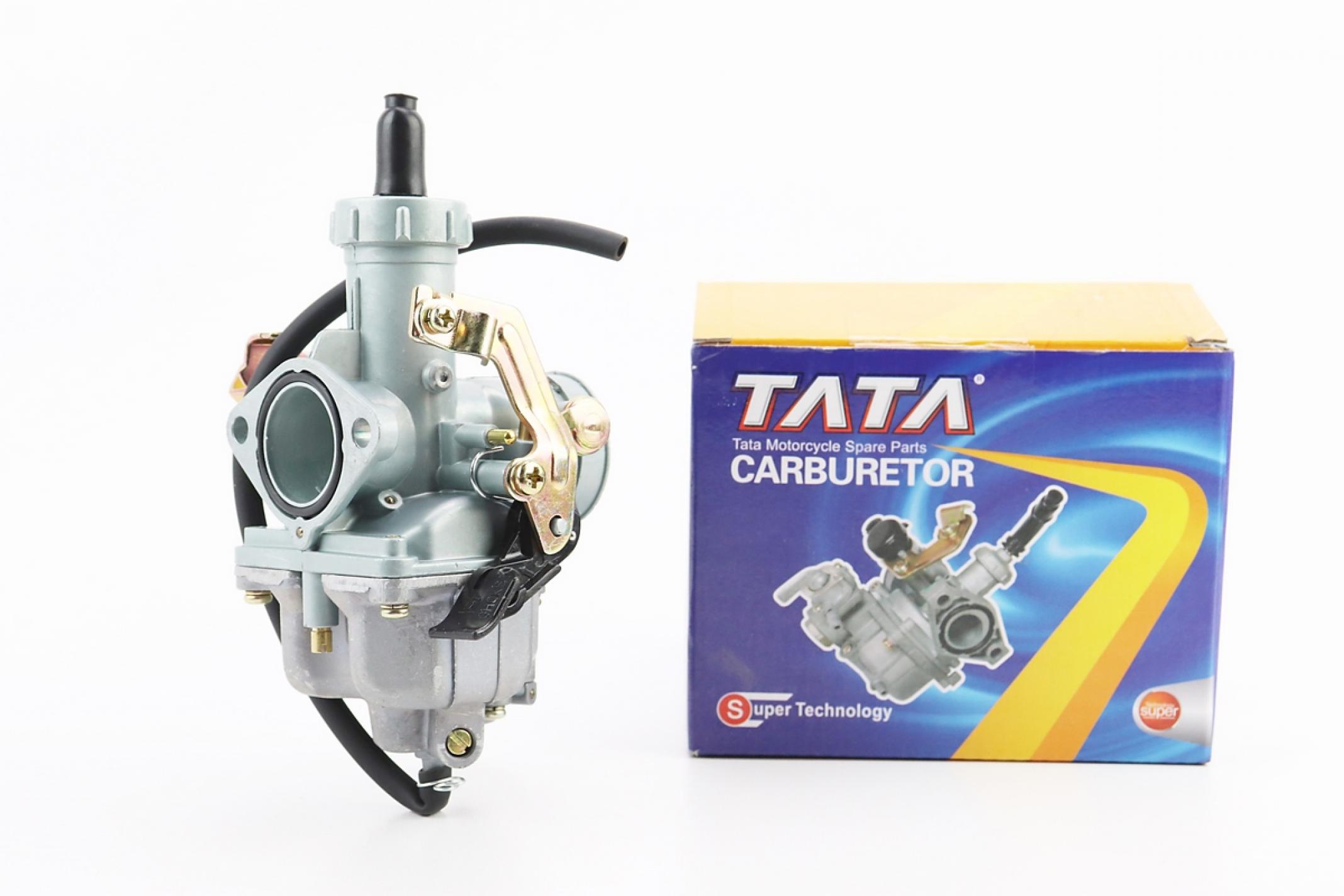 Карбюратор 4T CB/CG 150 (PZ27 c ускорительным насосом, дроссель под трос) KS-2