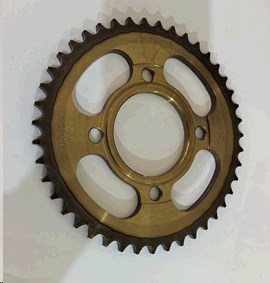 Звезда трансмиссии (задняя) Zongshen FT200 428-43T (PCD=4*90mm, HUB=64mm, Pilot Hole dia=10,5mm) FR