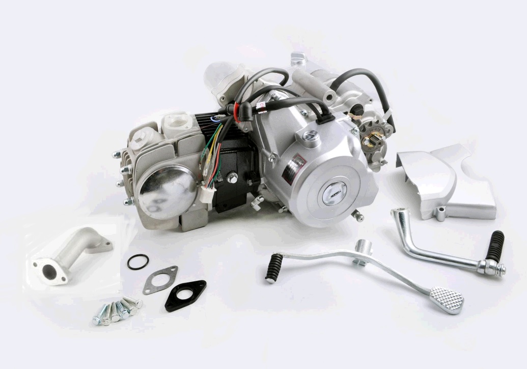 Двигатель Delta 125cc (МКПП 153 FMI) (Слоник) JING
