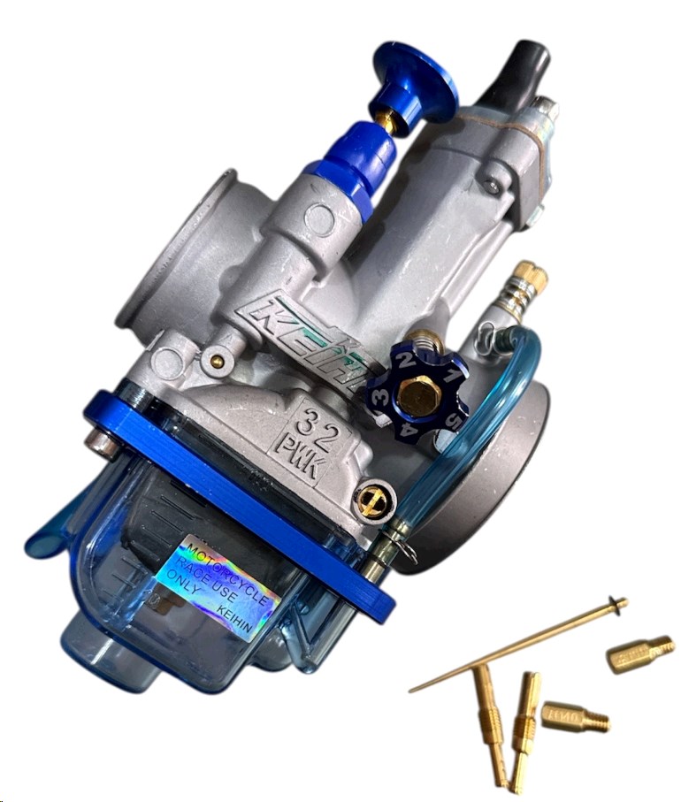 Карбюратор 4T CB/CG PWK 32 ручной подсос+жиклёры+игла VDK