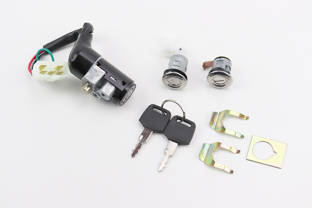 Замок зажигания (комплект) Honda DIO AF18/27 (5 проводов) KS