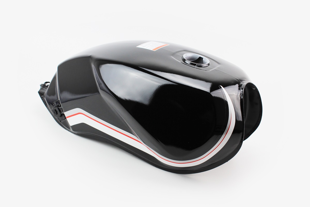 Бак топливный CG/CB 125/150/200 (квадратная крышка) ЧЕРНЫЙ KS