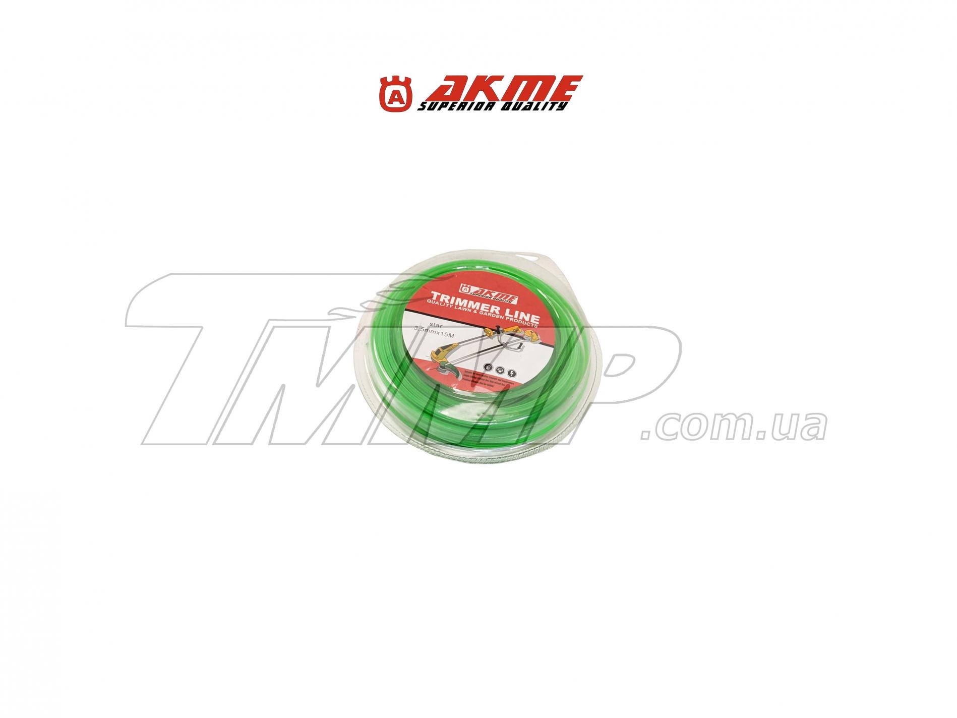 Леска мотокосы Ø3,5mm, 15 метров (звезда) EVO-2