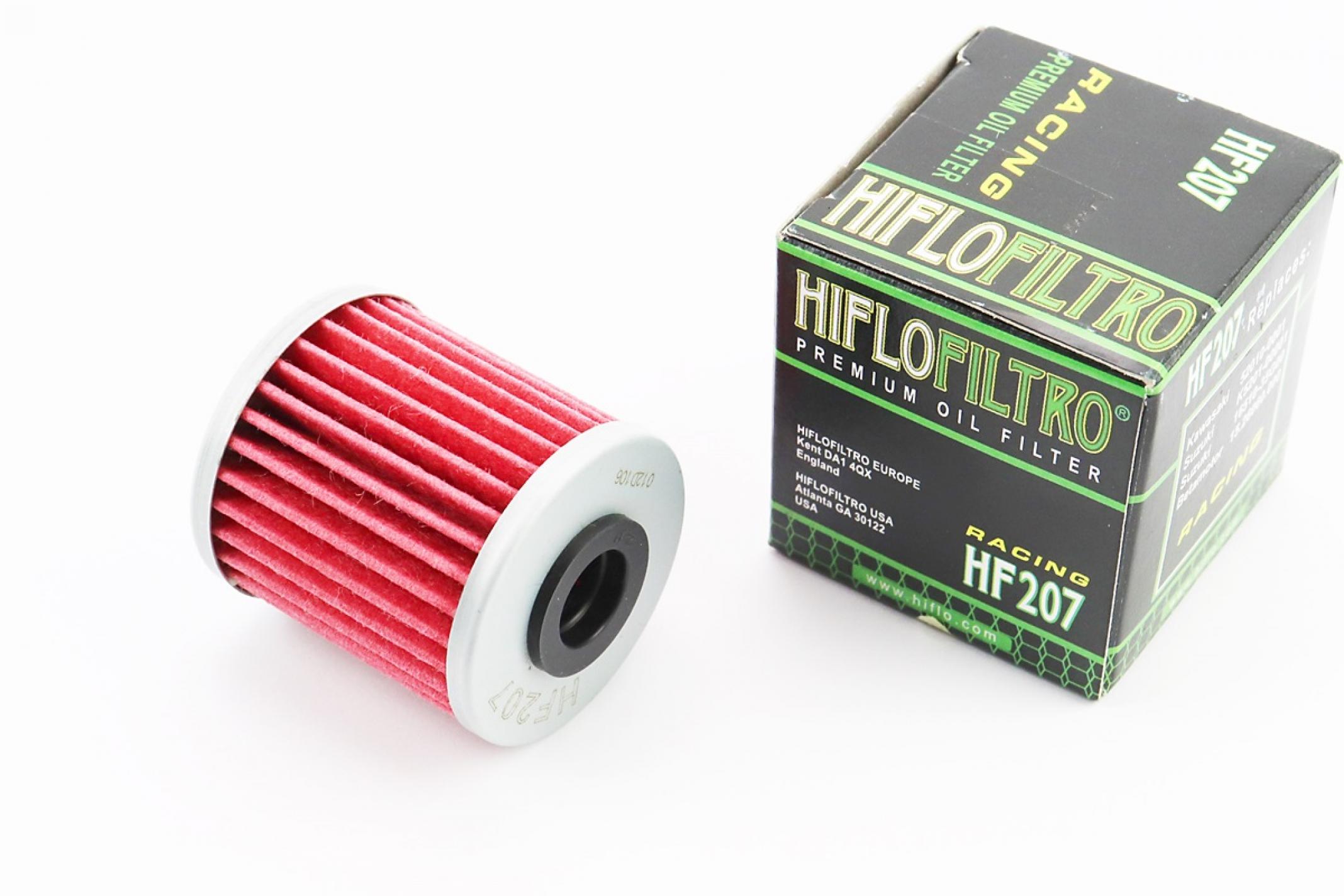 Фильтр масляный HF207 (38x44мм) Kawasaki KX250/KX450, Suzuki RM-Z250 K4,K5,K6/RM-Z450 K5,K6,K7,K8,K9,L0,L1,L2,L3,L4,L5,L6 KS