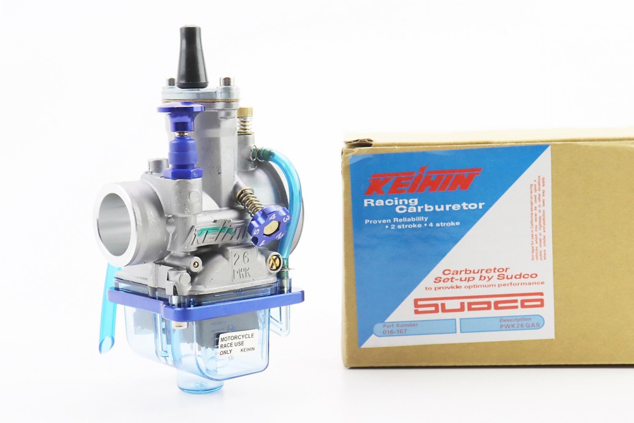 Карбюратор 4T CB/CG TUNING прозр. поддон PWK 26 (d=26mm) с мех. заслонкой KS