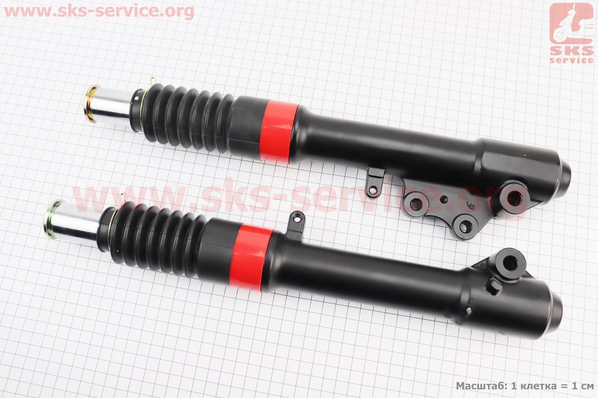 Перья вилки Yamaha BWS100 (под диск. торм.) 350mm KS