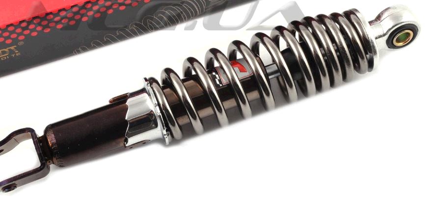 Амортизатор GY6, DIO ZX, LEAD 310mm, регулируемый (дымчатый) KOMATCU
