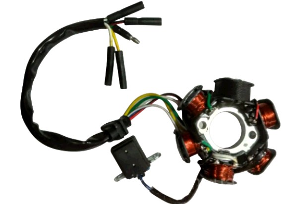 Статор генератора 4T GY6 50 (5+1 катушка) 5 контактов VV