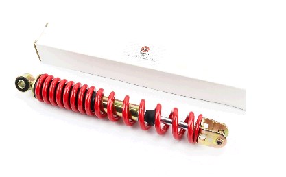 Амортизатор GY6, DIO ZX, LEAD 300mm, стандартный (красный) KOMATCU