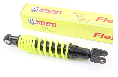 Амортизатор GY6, DIO, TACT 275mm, регулируемый (лимонный) KOMATCU
