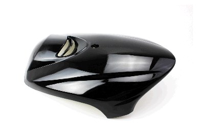 Пластик Yamaha JOG SA36J/39J передний верхний клюв черный KOMATCU