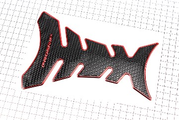 Наклейка на бак PROGRIP, с красной окантовкой