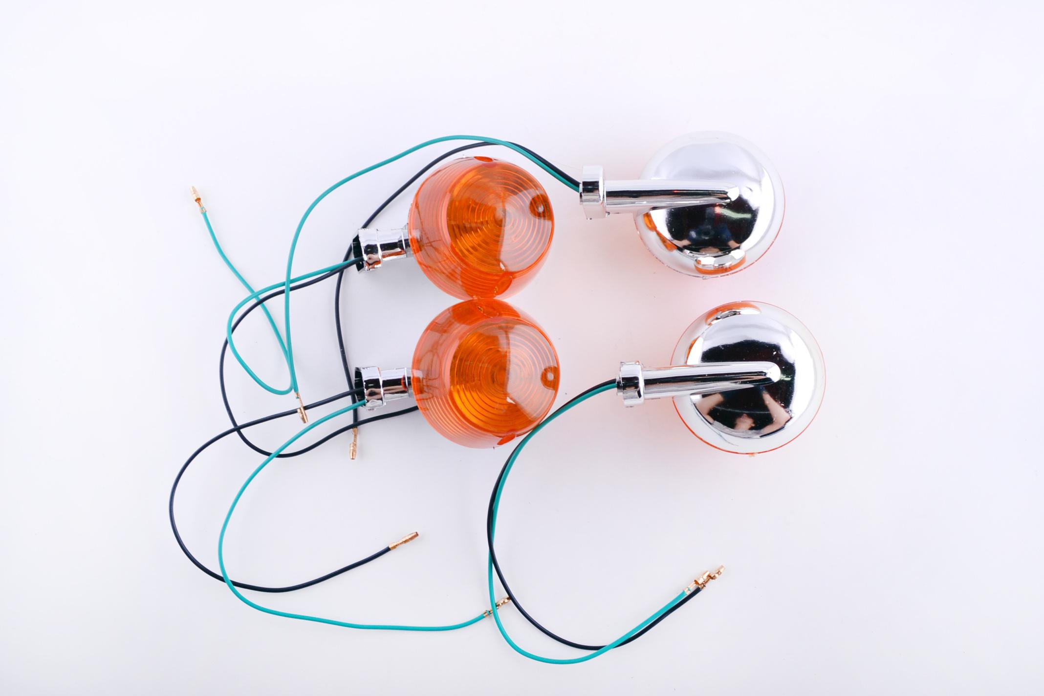Повороты Delta Active (круглые, хром 4шт) BBC-3