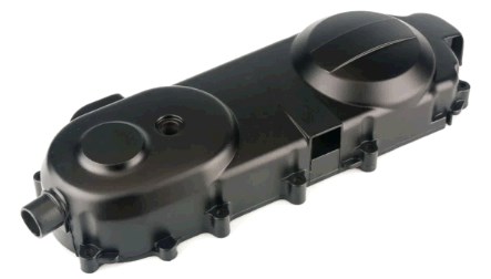 Крышка вариатора 4T GY6 50 (12 колесо, 139QMB, черная) BBC-2