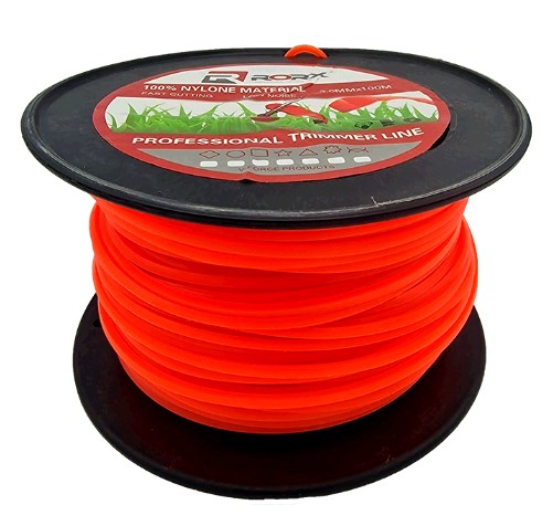 Леска мотокосы Ø3,0mm, 100 метров (квадрат, красная) KOSA