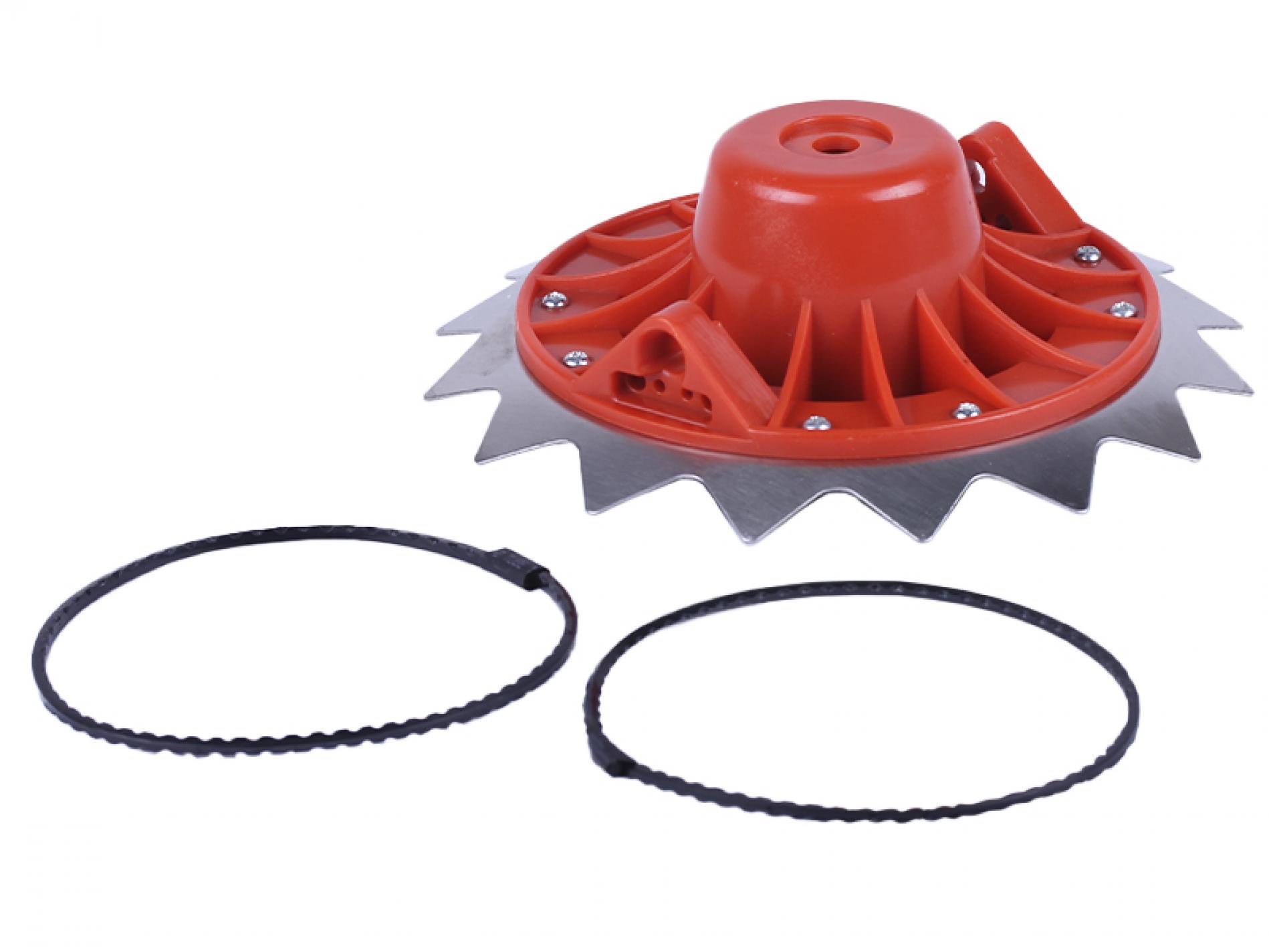 Нож мотокосы 16T (Ø190 mm) (метал, с пластиковым основанием) YSTH-C065 AMG