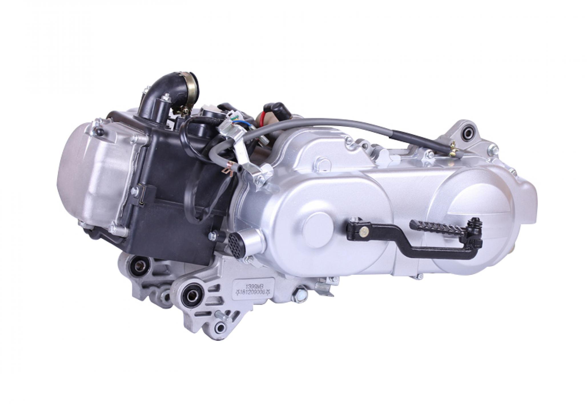 Двигатель 4T GY6 80cc (139QMB, короткий) (10 колесо) AMG-2