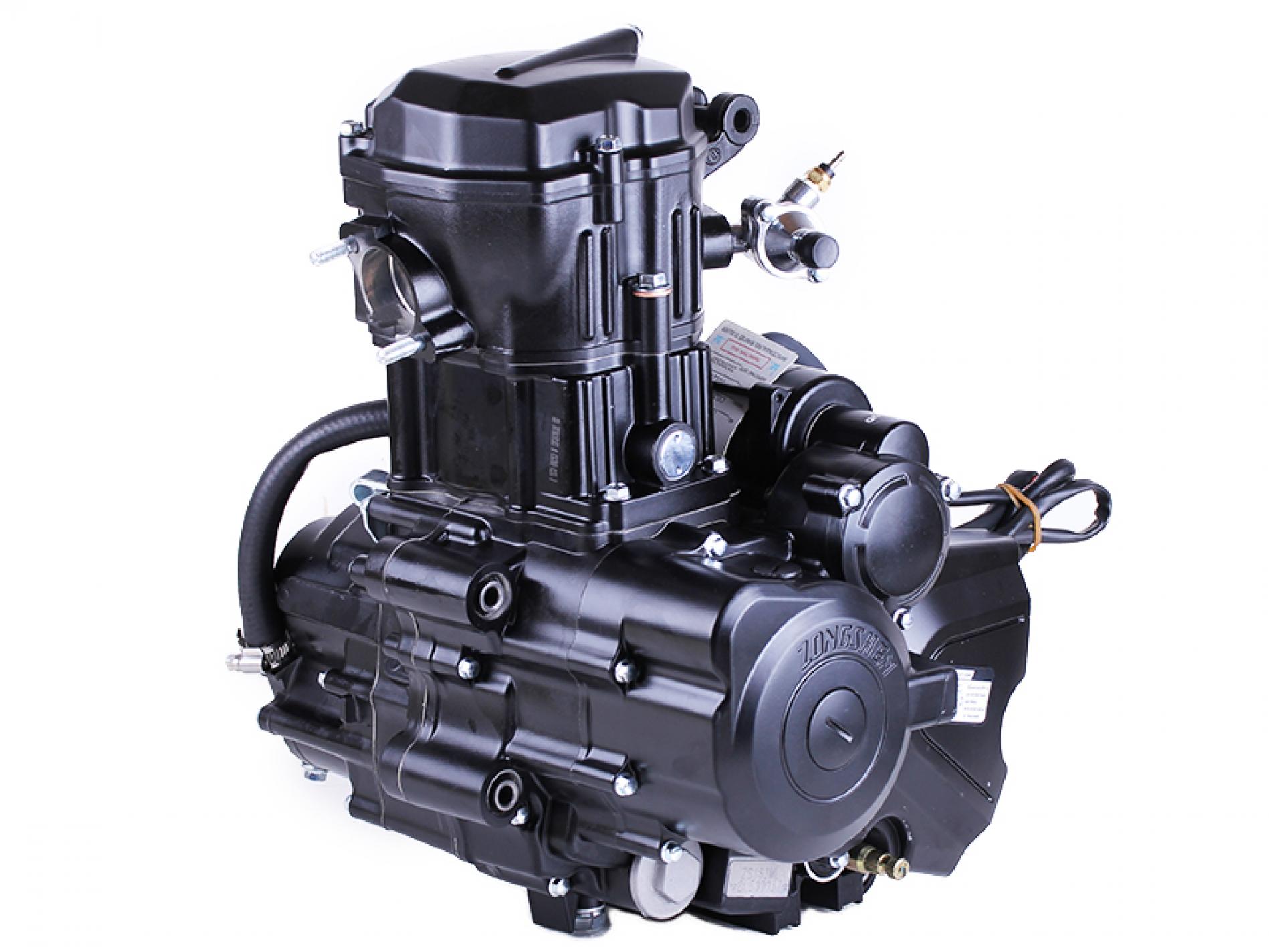 Двигатель 4T CG200 (ZS163ML) (черный) (с водяным охлаждением) ZONGSHEN AMG