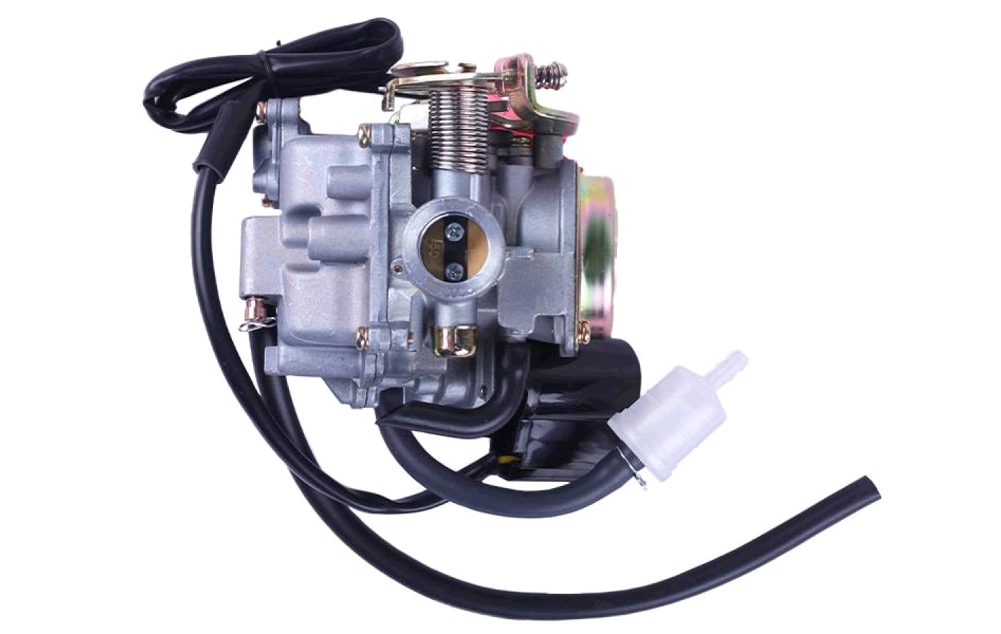 Карбюратор 4T GY6 50/80 (железная крышка) AMG-2