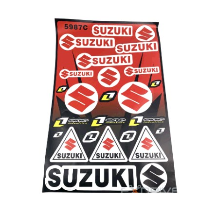 Наклейки (набор) спонсоры, мультибренд Suzuki (28х45см) VV
