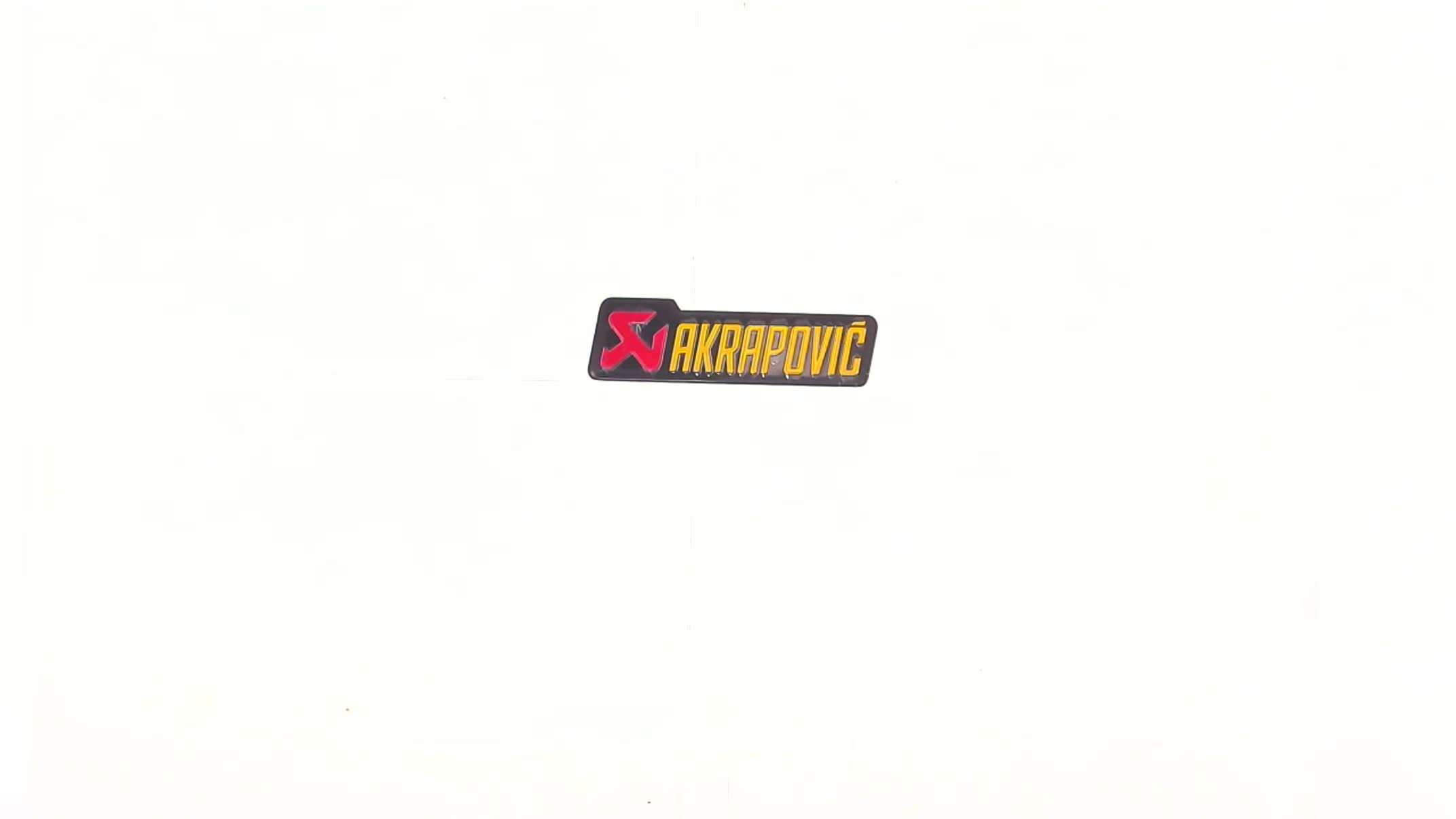 Наклейка на глушитель AKRAPOVIC (2,9*9,5) 118