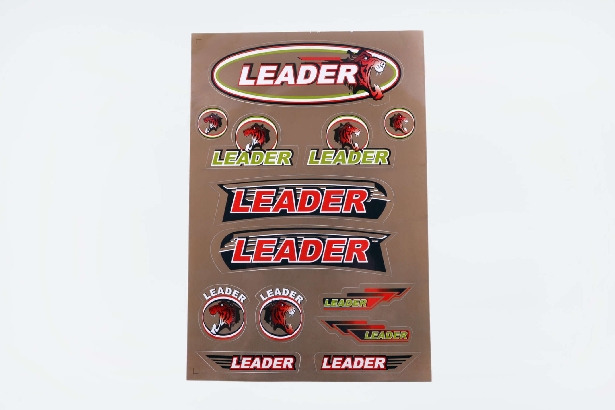 Наклейки (набор) LEADER (33х22см, бронзовые) SEA