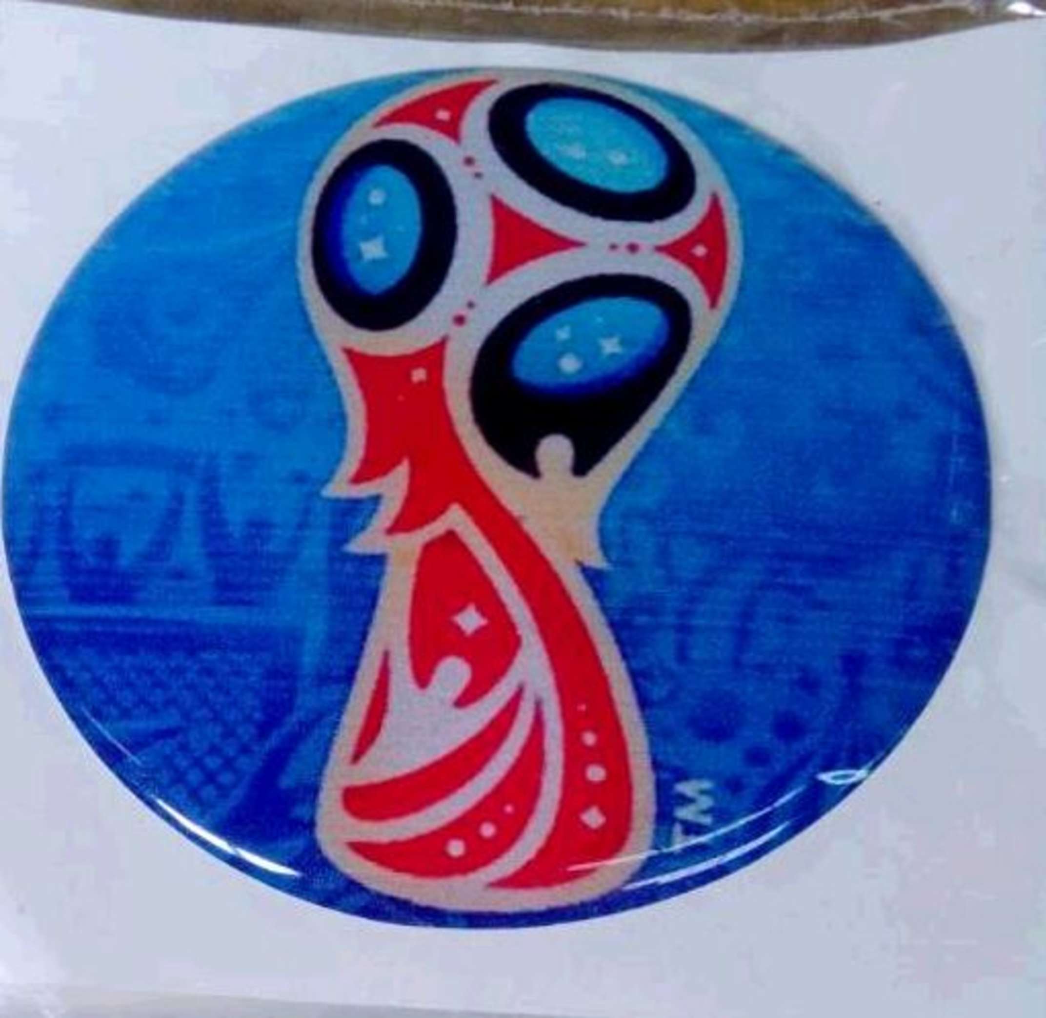 Наклейка FIFA 2018 WORLD CUP (7x6см, силикон) (#SEA)