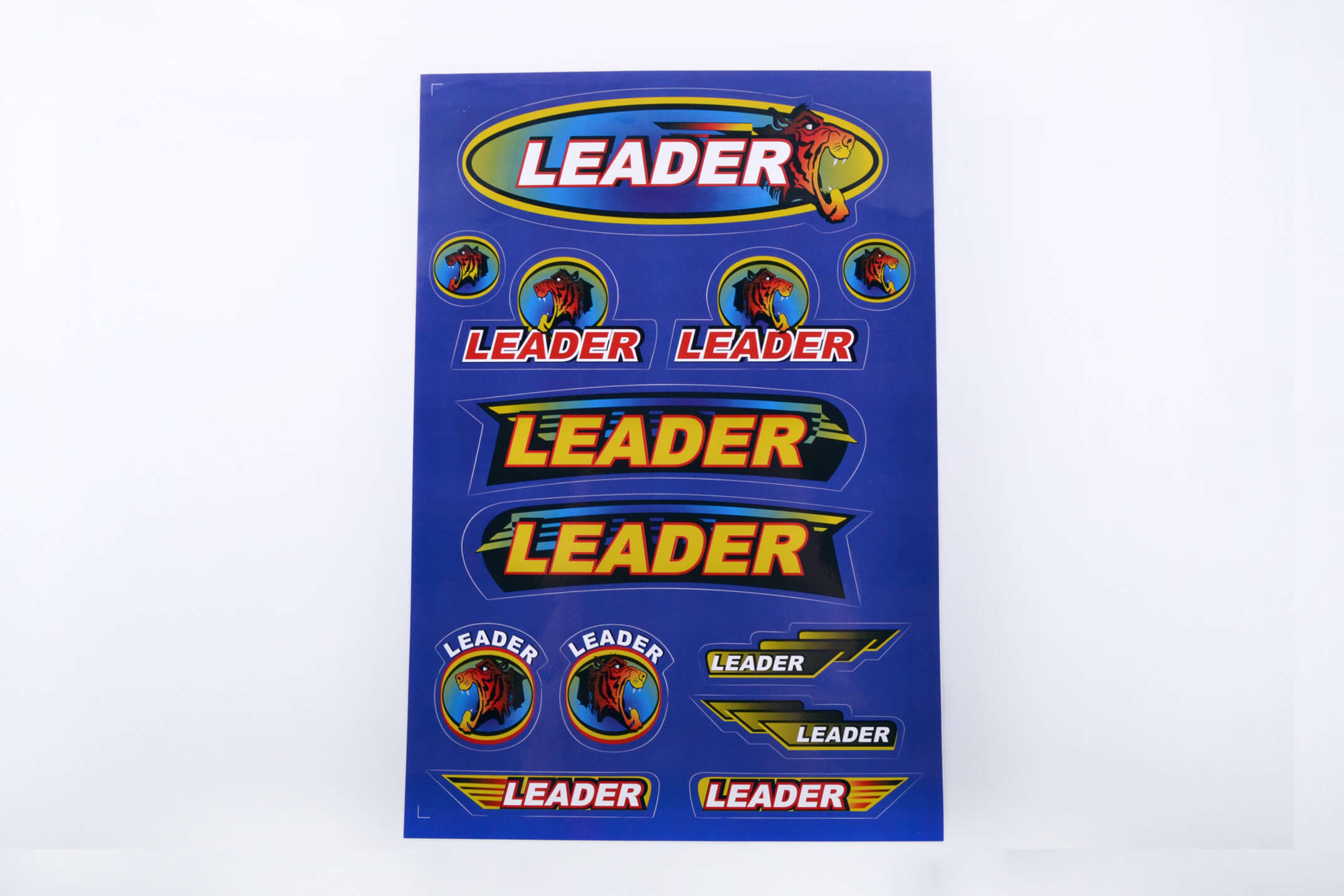 Наклейки (набор) LEADER (33х22см, синие) SEA