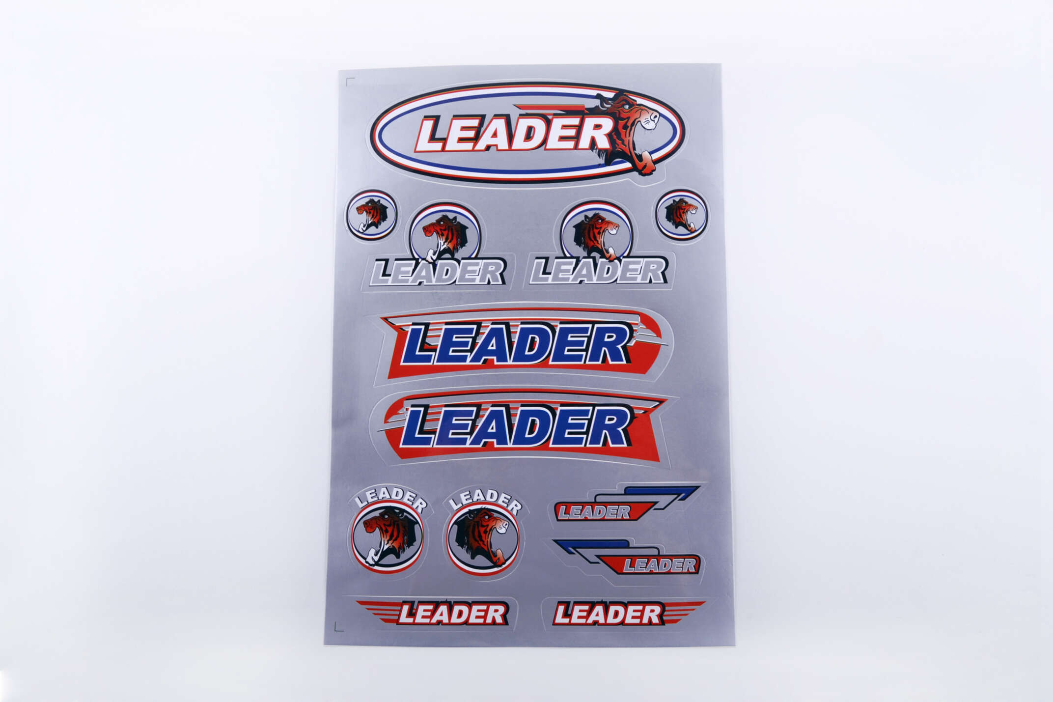 Наклейки (набор) LEADER (33х 22см, серые) SEA