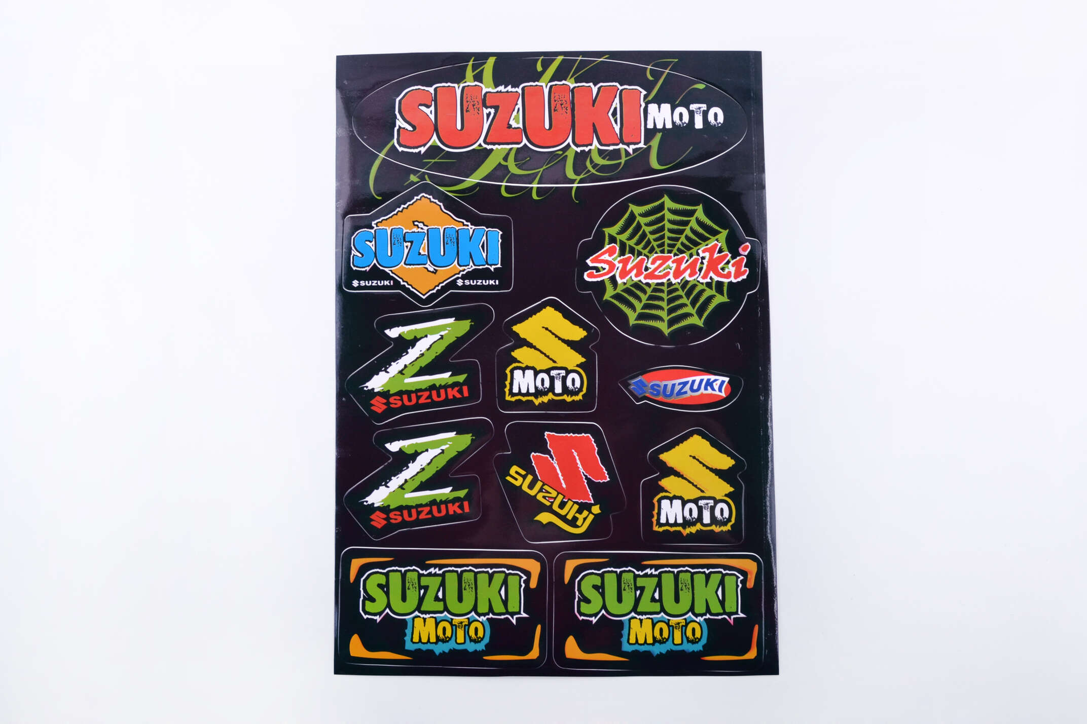 Наклейки (набор) Suzuki (33х22см, черные) SEA
