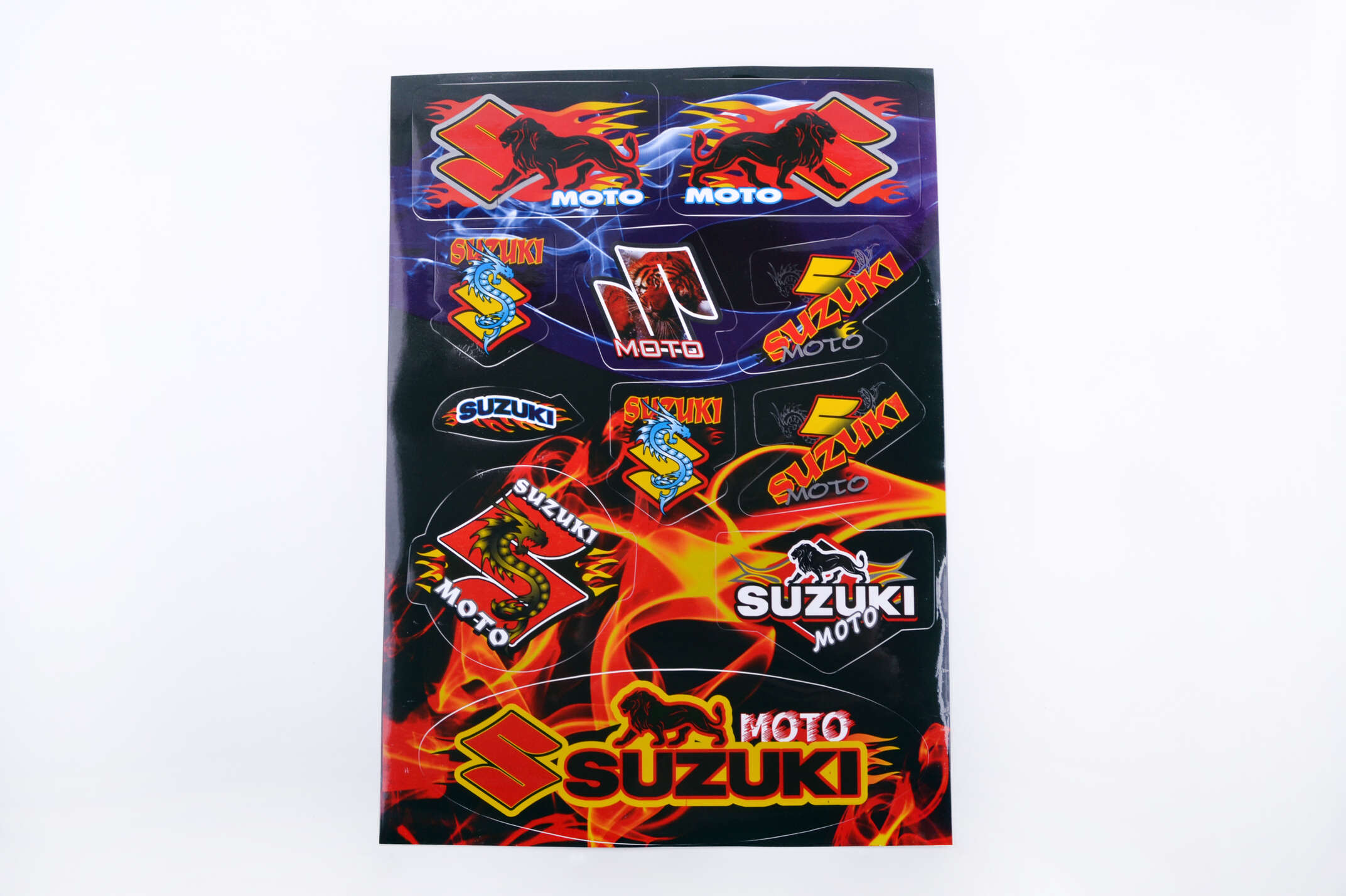Наклейки (набор) Suzuki FLAME (33х22см) (#SEA)