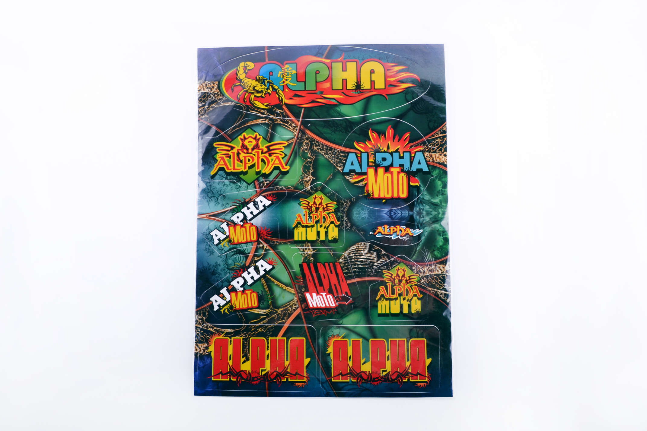 Наклейки (набор) Alpha (33х22см, разноцветные) SEA