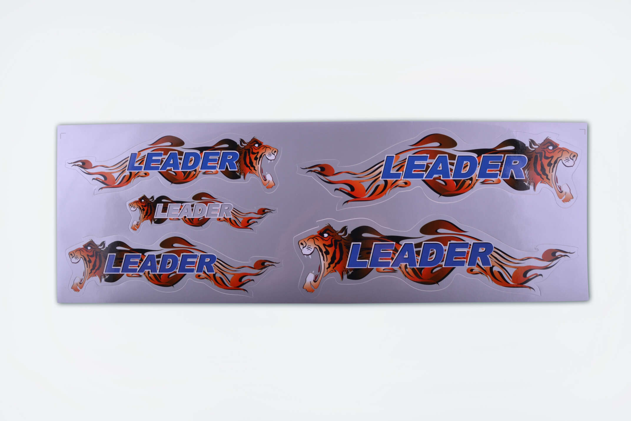 Наклейки (набор) LEADER (48х16см, серые) SEA