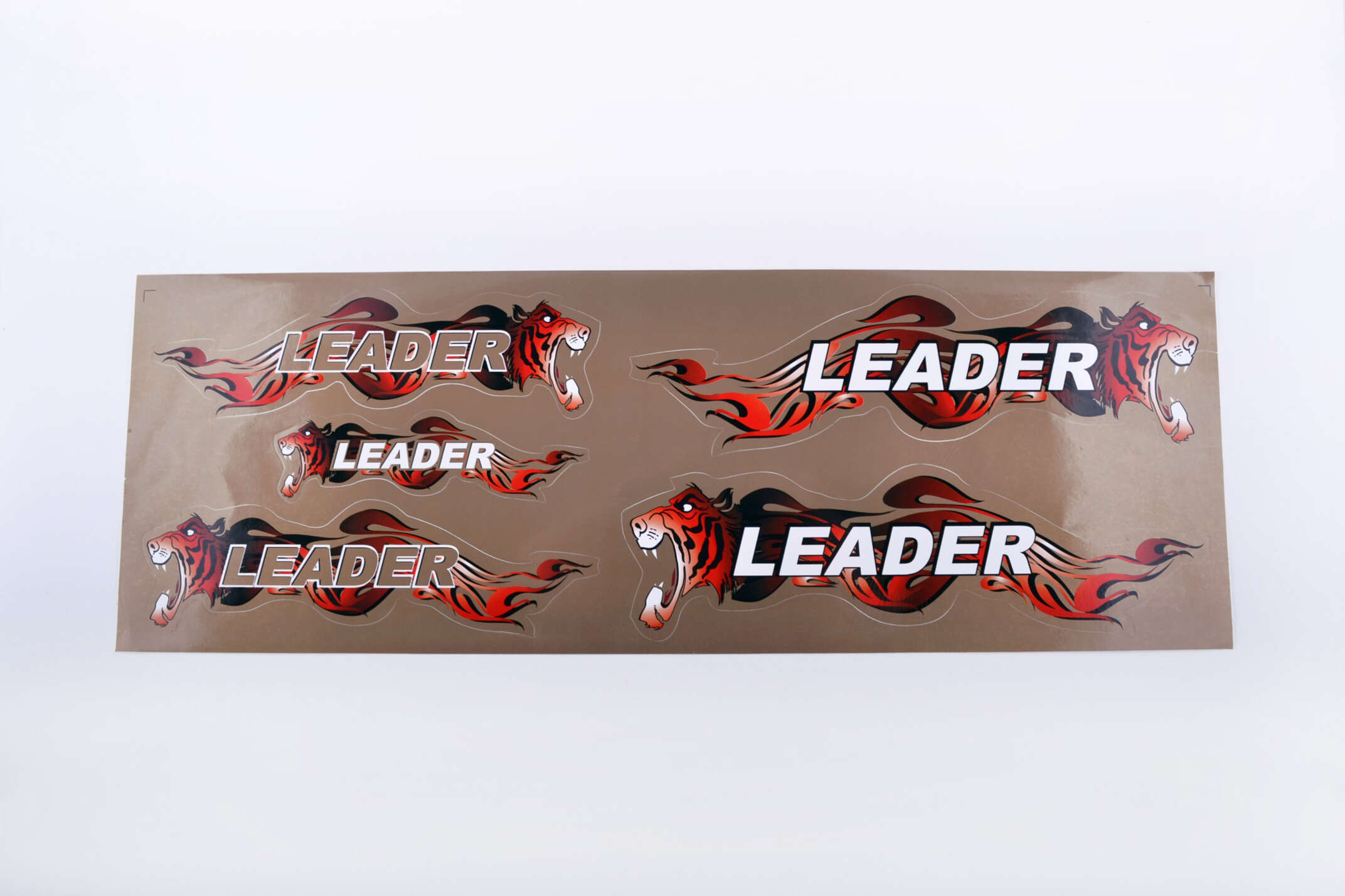 Наклейки (набор) LEADER (48х16см, бронзовые) SEA