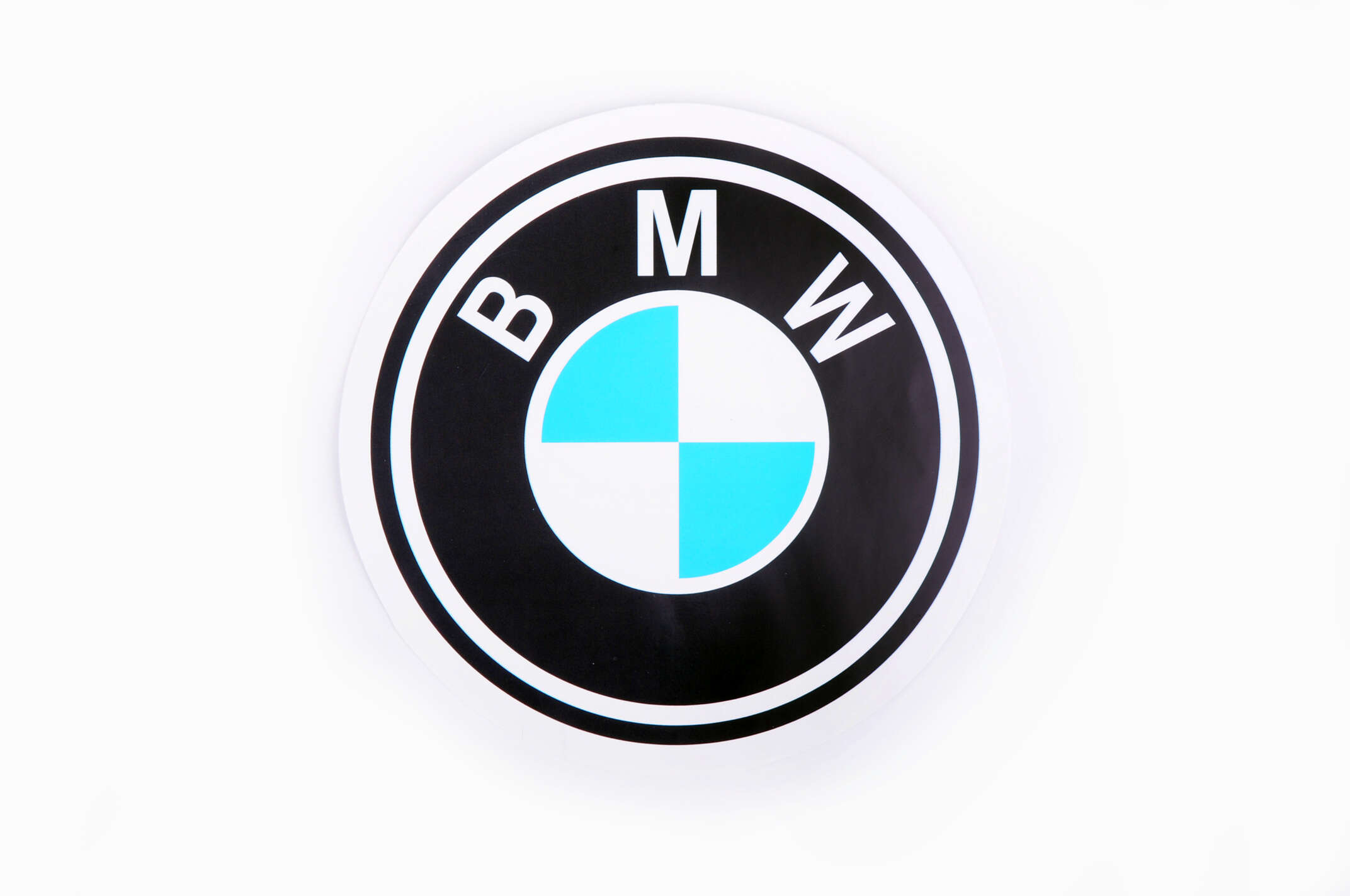 Наклейка логотип BMW (d-10см) (#0142)