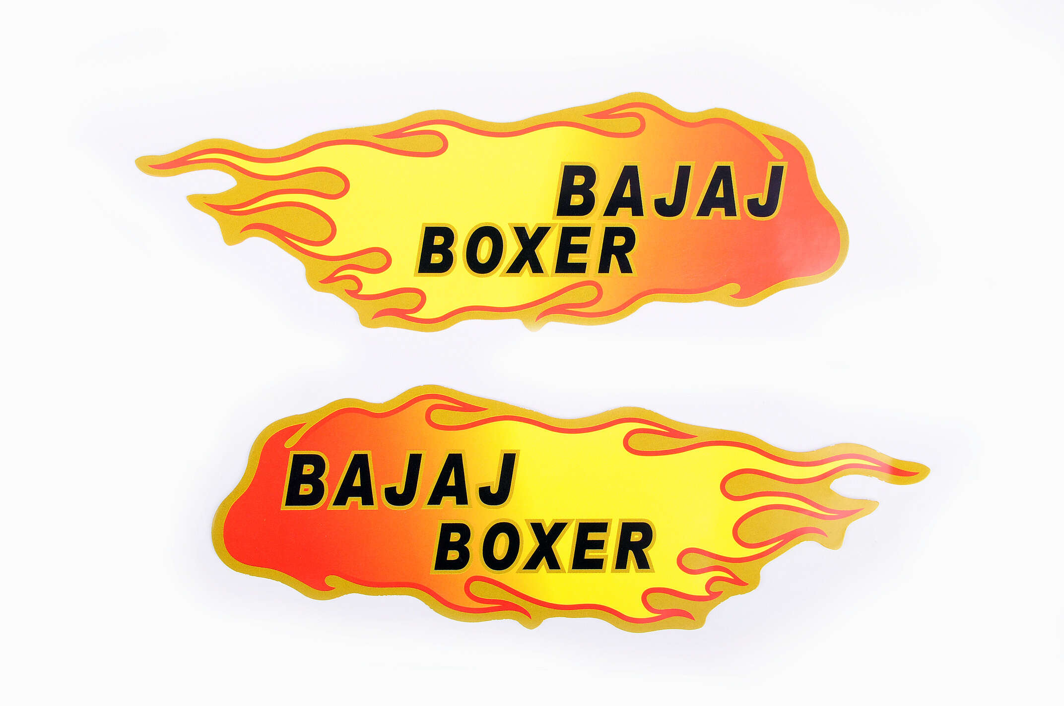 Наклейка декор, пламя BAJAJ BOXER (19x5см) (#0332D)