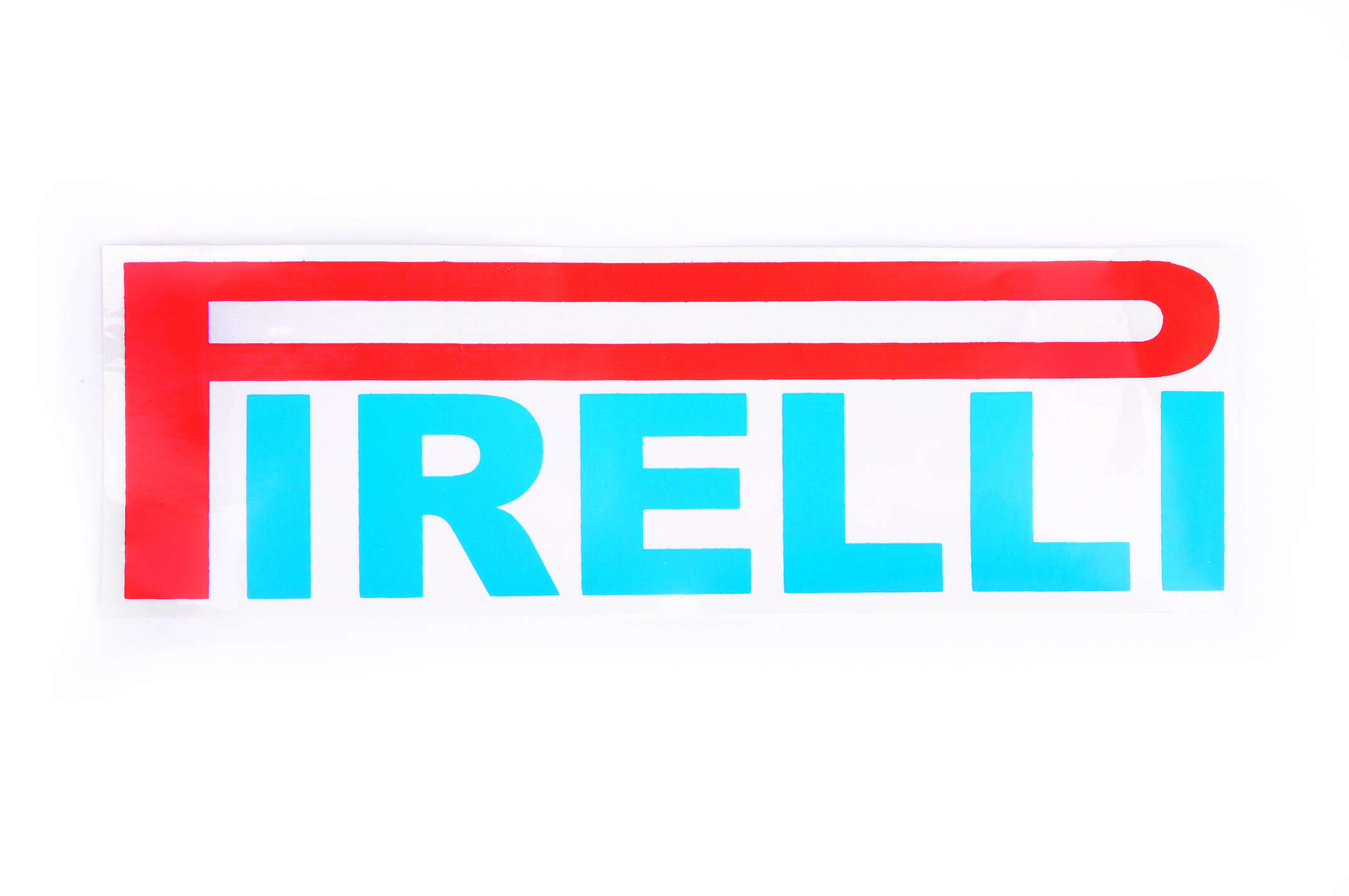 Наклейка логотип PIRELLI (22x8см) (#0336)